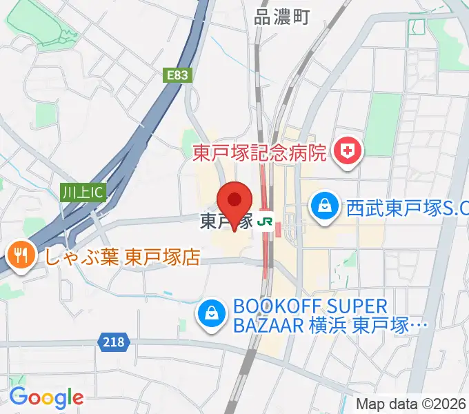 エフエム戸塚の地図