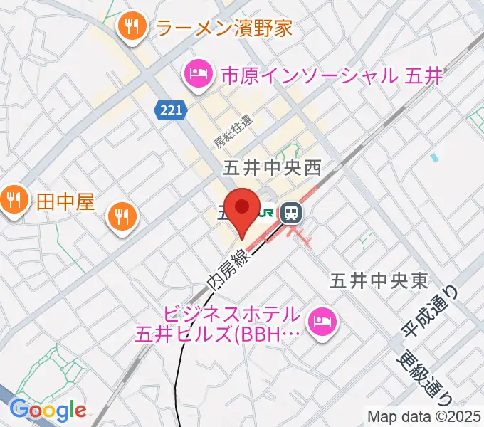 いちはらFMの地図