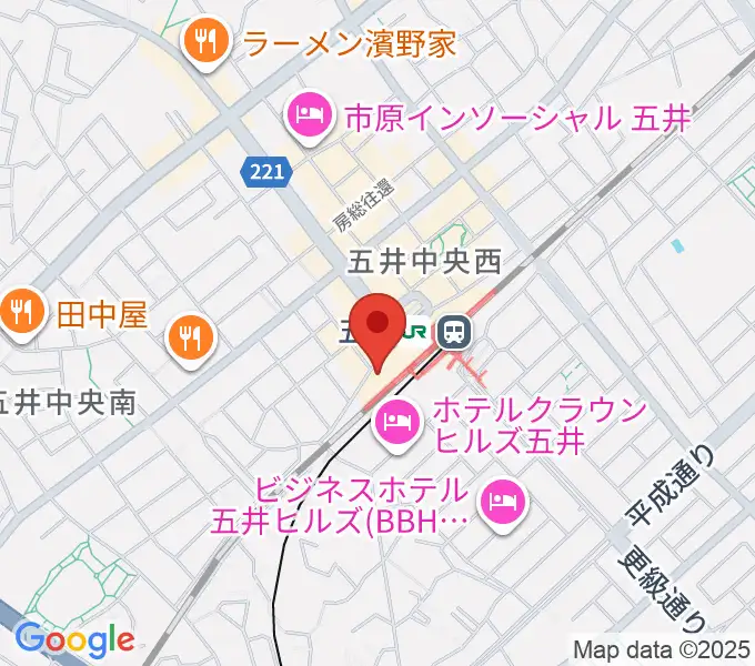 いちはらFMの地図