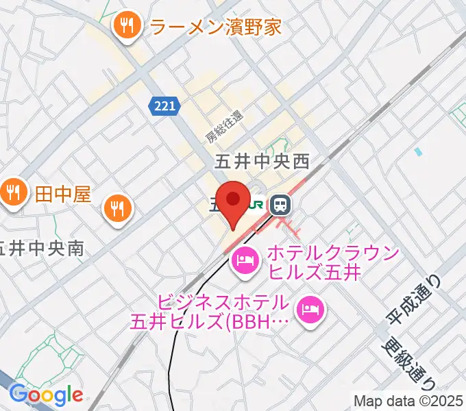 いちはらFMの地図