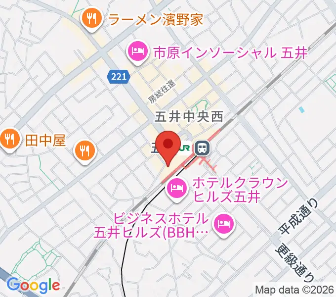 いちはらFMの地図