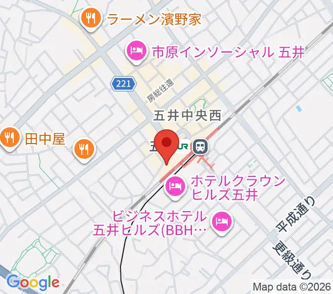 いちはらFMの地図