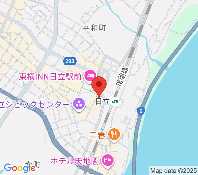 FMひたちの地図