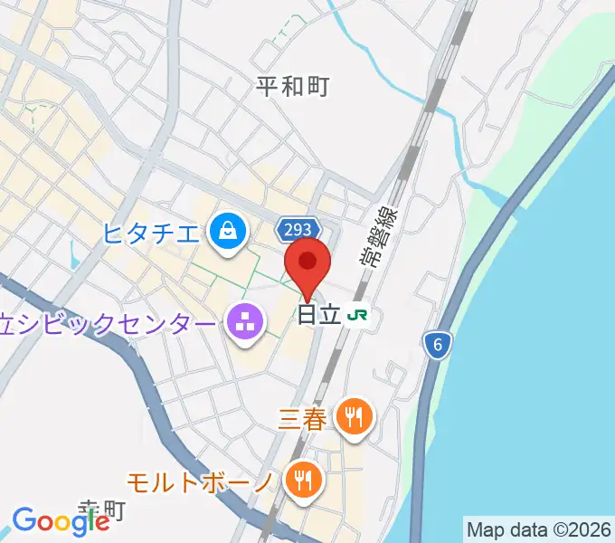 FMひたちの地図