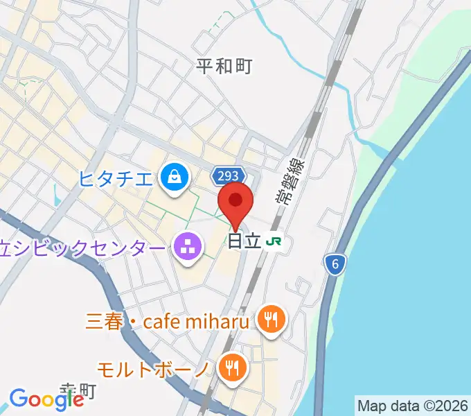 FMひたちの地図