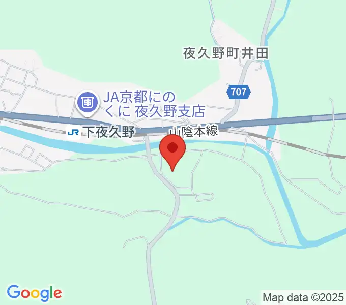 夜久野ふれあいプラザの地図