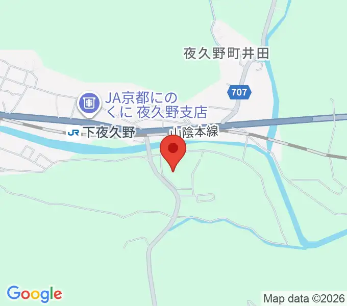 夜久野ふれあいプラザの地図