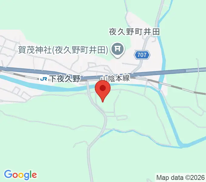 夜久野ふれあいプラザの地図