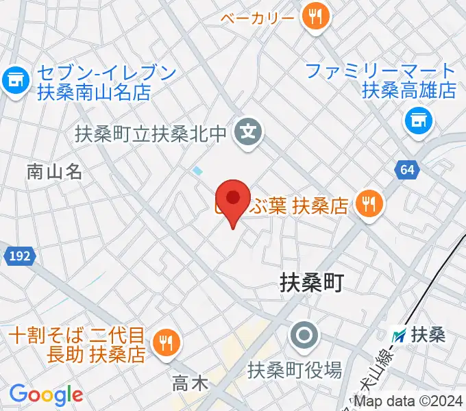 扶桑文化会館の地図