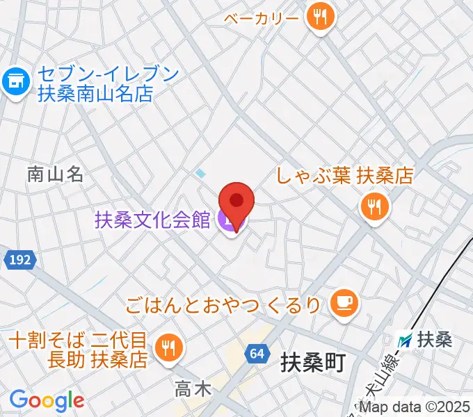 扶桑文化会館の地図