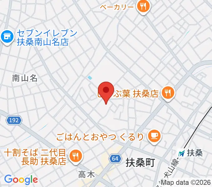 扶桑文化会館の地図