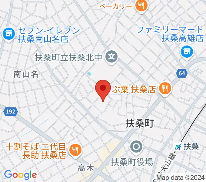 扶桑文化会館リハーサル室・ホールの地図