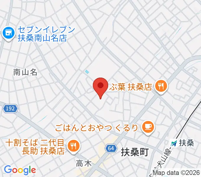 扶桑文化会館リハーサル室・ホールの地図