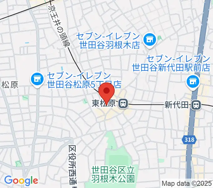 東松原ブローダーハウスの地図