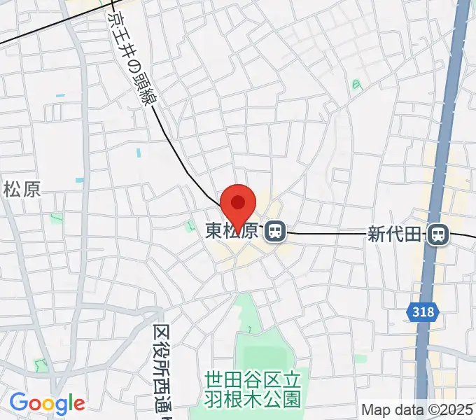 東松原ブローダーハウスの地図