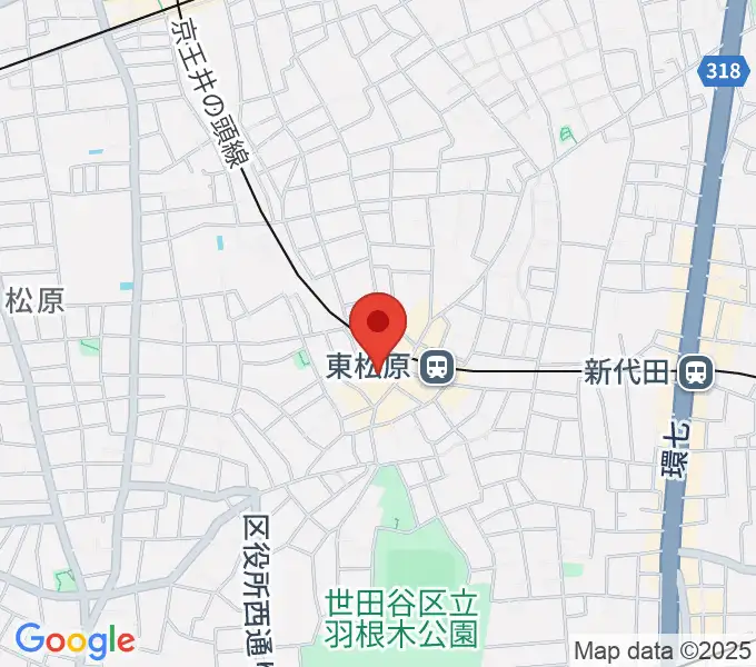 東松原ブローダーハウスの地図