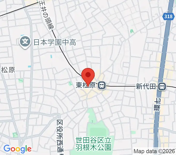 東松原ブローダーハウスの地図