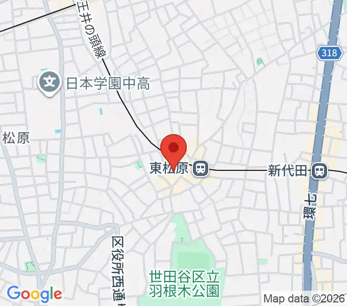 東松原ブローダーハウスの地図
