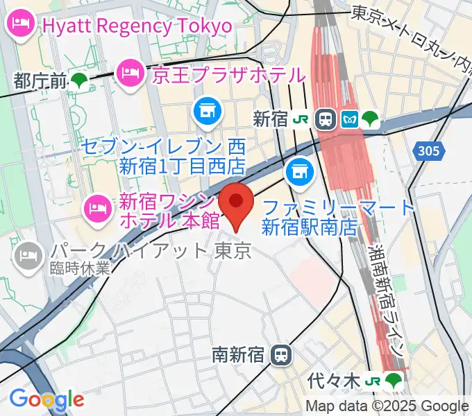 プーク人形劇場の地図