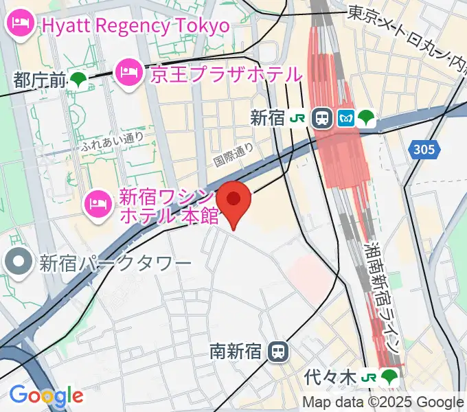 プーク人形劇場の地図