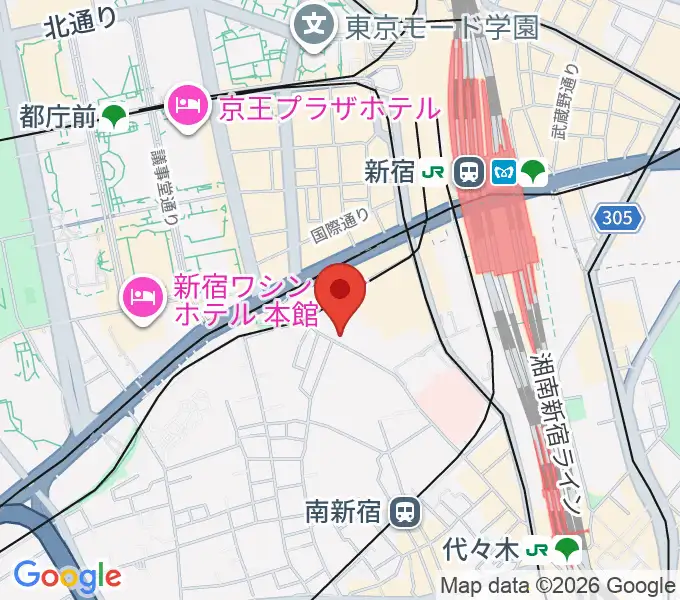 プーク人形劇場の地図