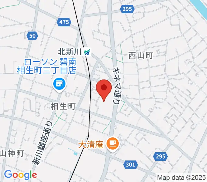 碧南市芸術文化ホールの地図