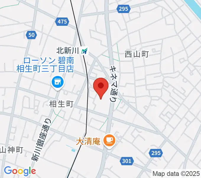 碧南市芸術文化ホールの地図