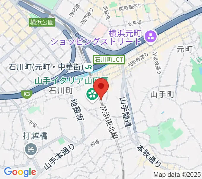 ブラフ18番館の地図