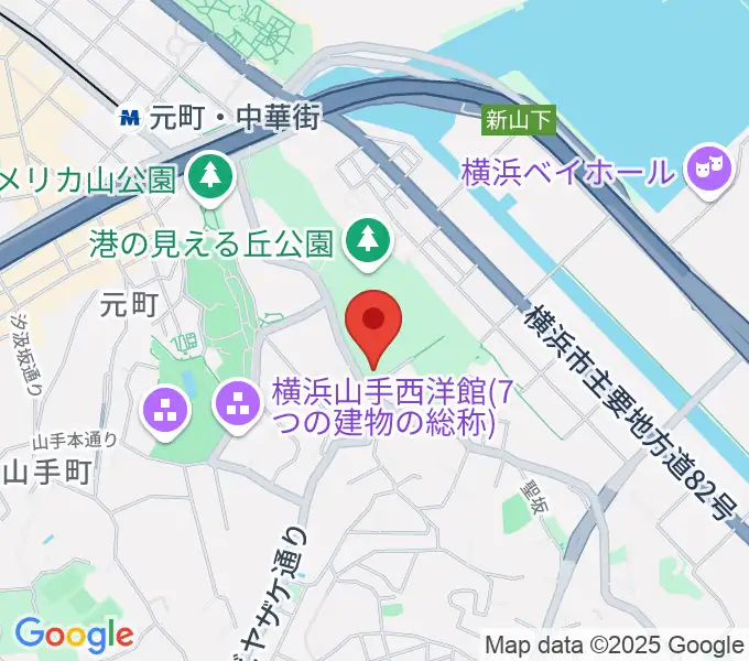 山手111番館の地図