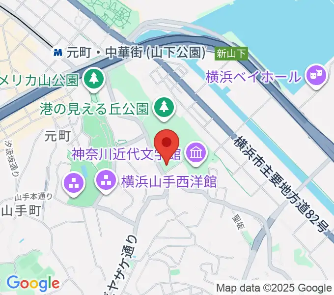 山手111番館の地図