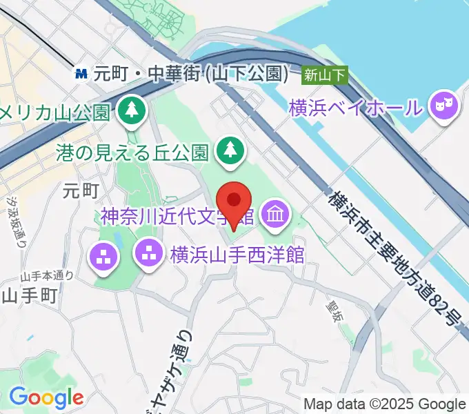 山手111番館の地図