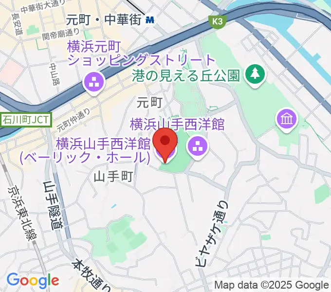ベーリック・ホールの地図