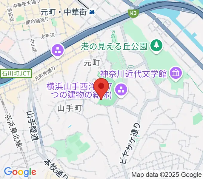 ベーリック・ホールの地図