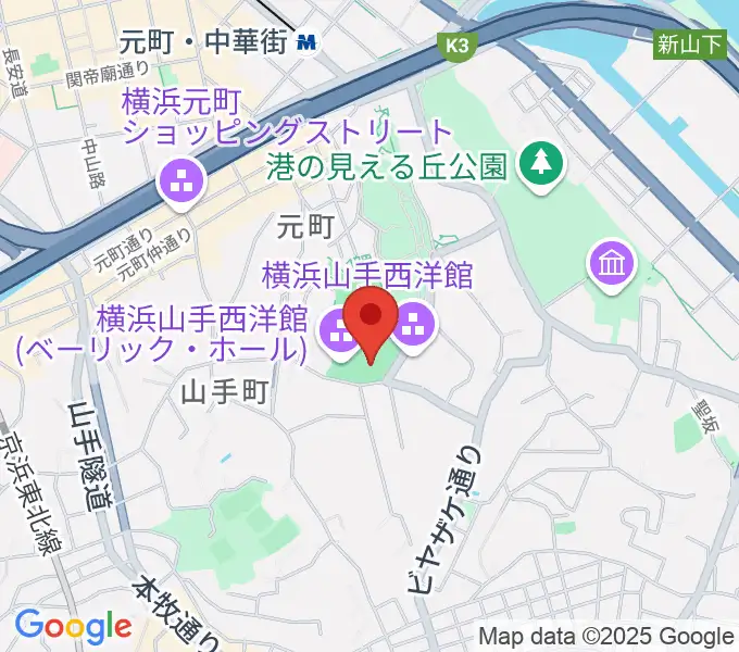 エリスマン邸の地図