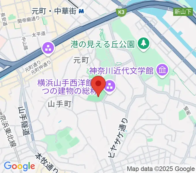 エリスマン邸の地図