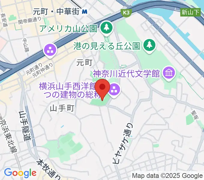 エリスマン邸の地図