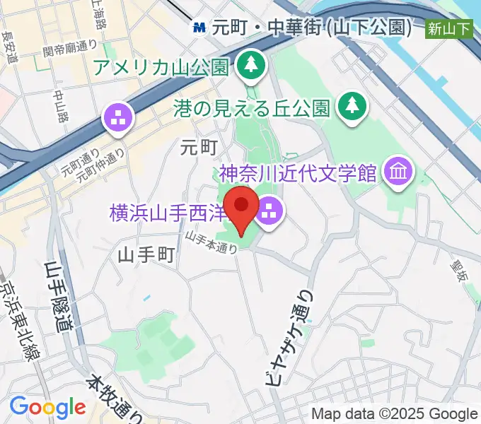 エリスマン邸の地図