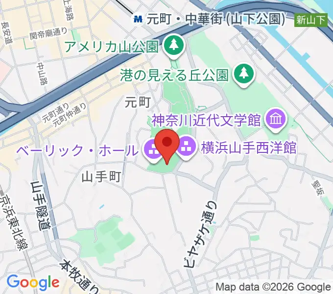 エリスマン邸の地図