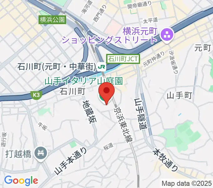 外交官の家の地図
