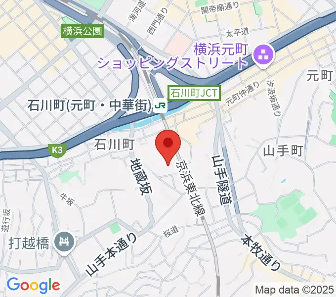 外交官の家の地図