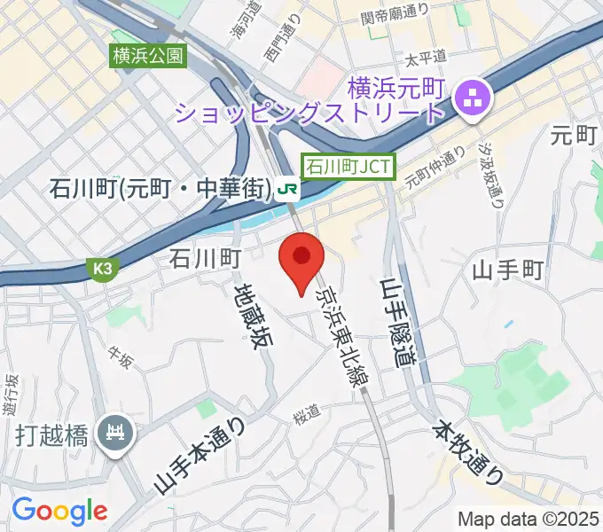 外交官の家の地図