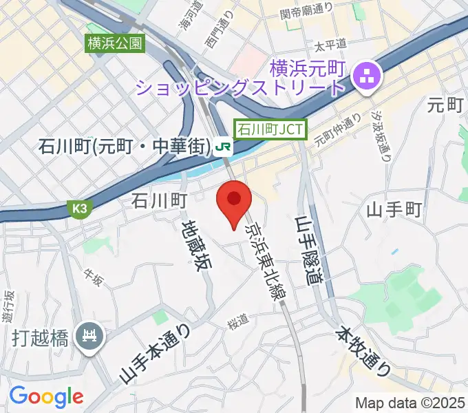 外交官の家の地図