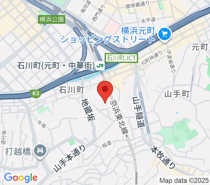 外交官の家の地図