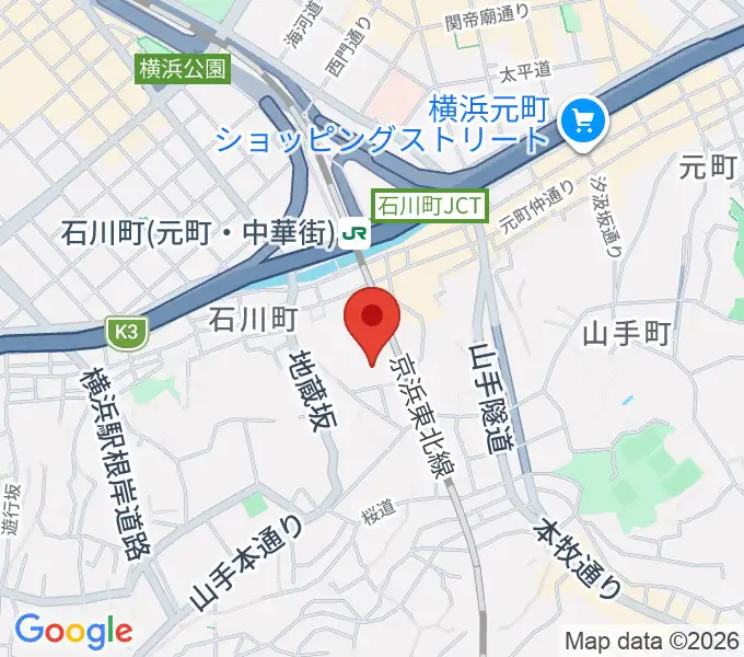 外交官の家の地図