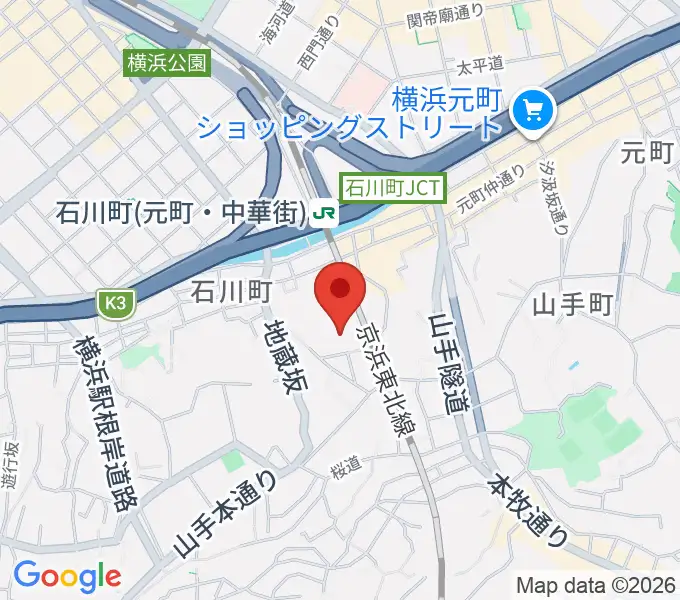 外交官の家の地図