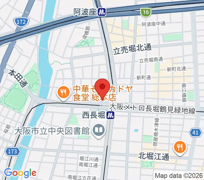 細野ビルヂングの地図