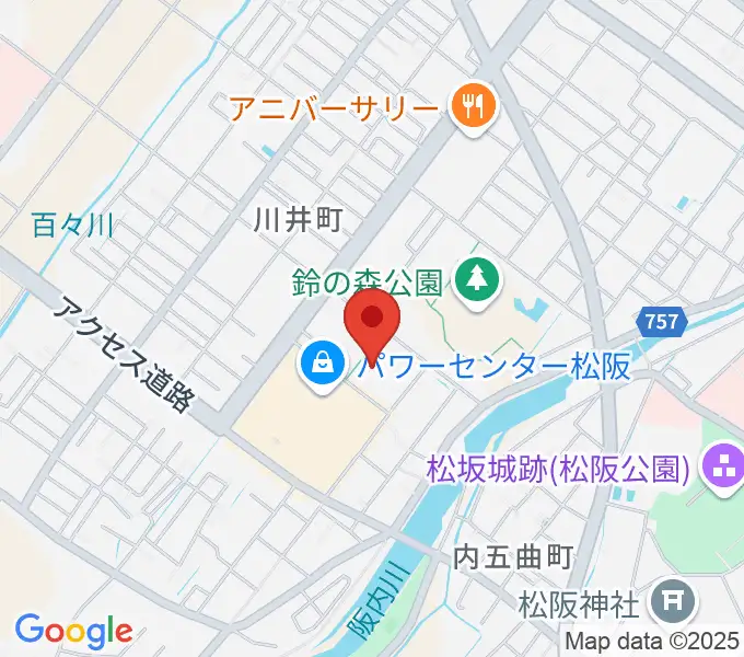 クラギ文化ホールの地図