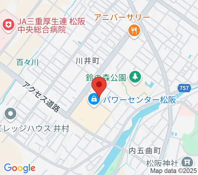 農業屋コミュニティ文化センターの地図