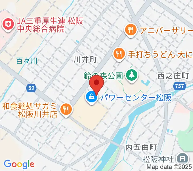 農業屋コミュニティ文化センターの地図