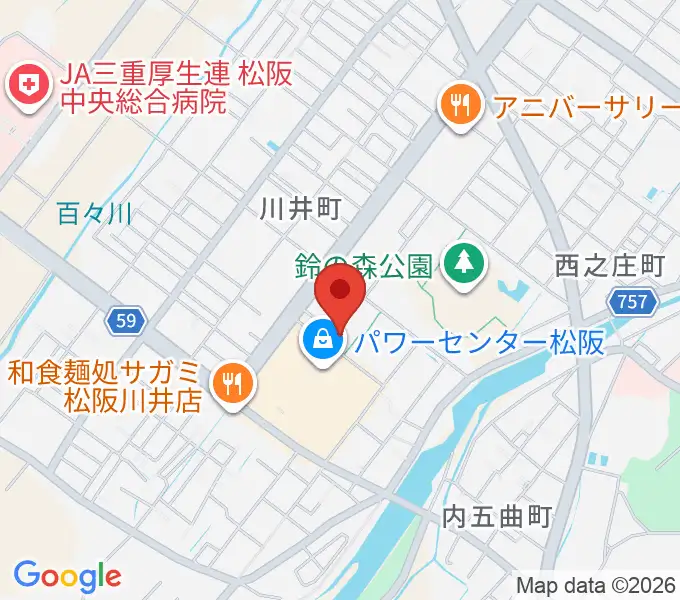 農業屋コミュニティ文化センターの地図